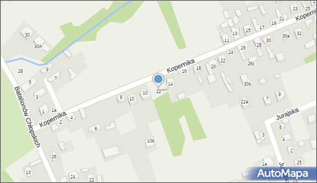 Kroczyce, Konopnickiej Marii, 12, mapa Kroczyce