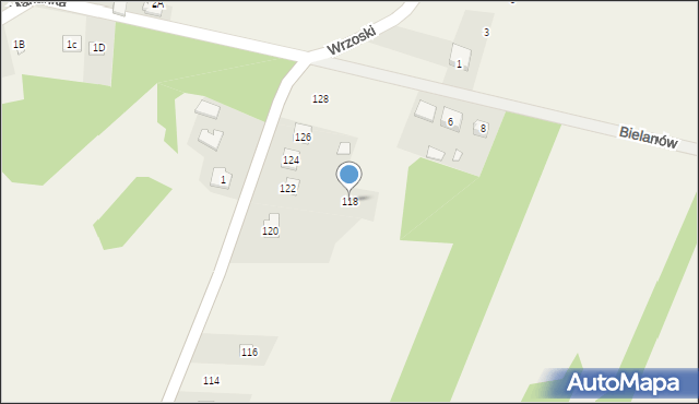 Kroczyce, Kopernika Mikołaja, 118, mapa Kroczyce