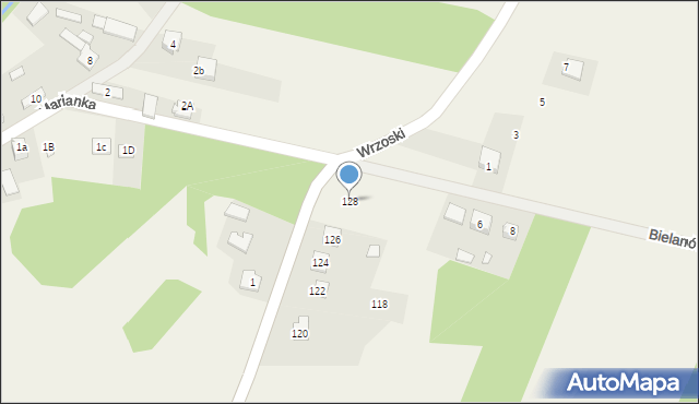 Kroczyce, Kopernika Mikołaja, 128, mapa Kroczyce