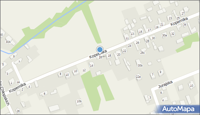 Kroczyce, Kopernika Mikołaja, 16, mapa Kroczyce