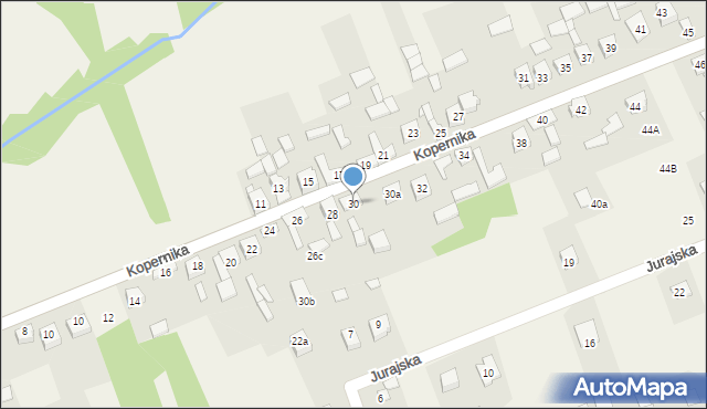 Kroczyce, Kopernika Mikołaja, 30, mapa Kroczyce
