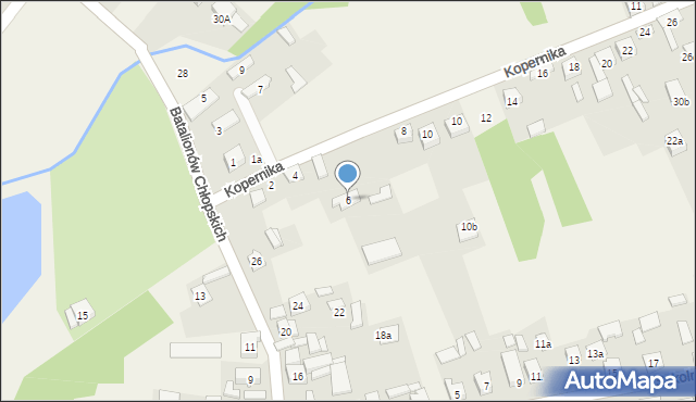 Kroczyce, Kopernika Mikołaja, 6, mapa Kroczyce