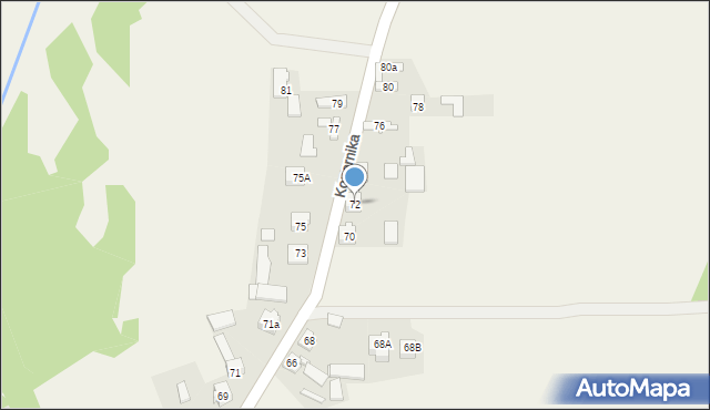 Kroczyce, Kopernika Mikołaja, 72, mapa Kroczyce