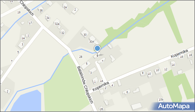 Kroczyce, Kopernika Mikołaja, 9, mapa Kroczyce