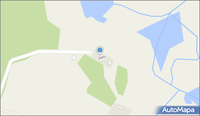 Kruklanki, Kolonia, 11A, mapa Kruklanki