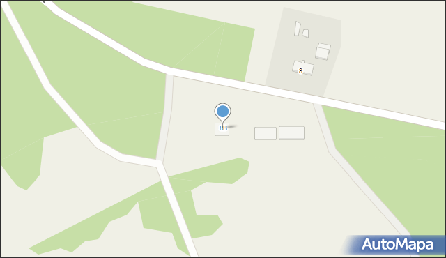 Kruklanki, Kolonia, 8B, mapa Kruklanki