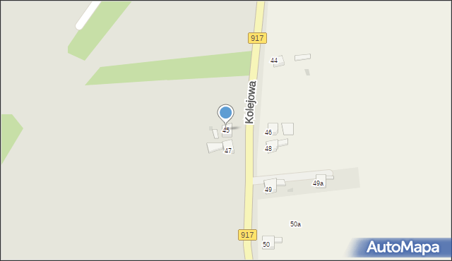 Krzanowice, Kolejowa, 45, mapa Krzanowice