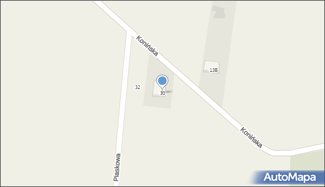 Krzymów, Konińska, 30, mapa Krzymów