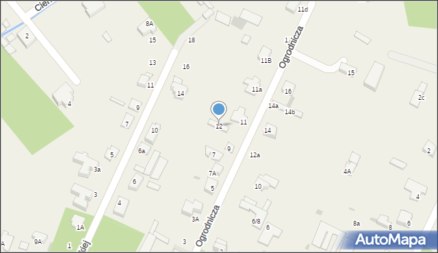 Ksawerów, Konopnickiej Marii, 12, mapa Ksawerów