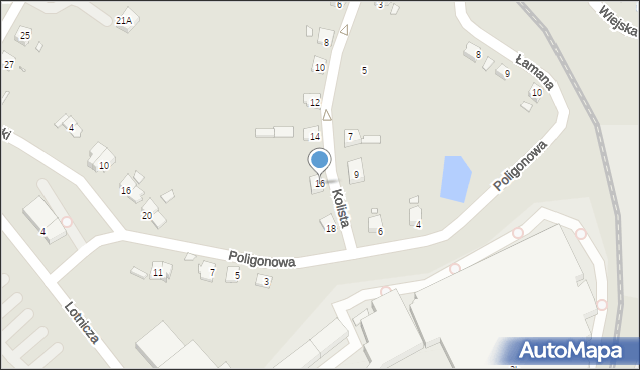 Kwidzyn, Kolista, 16, mapa Kwidzyn