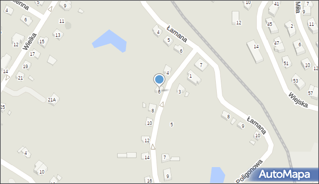 Kwidzyn, Kolista, 6, mapa Kwidzyn