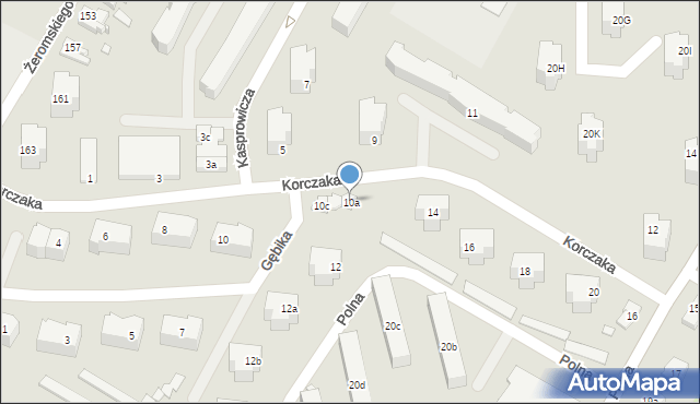 Kwidzyn, Korczaka Janusza, 10a, mapa Kwidzyn