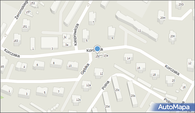 Kwidzyn, Korczaka Janusza, 10c, mapa Kwidzyn