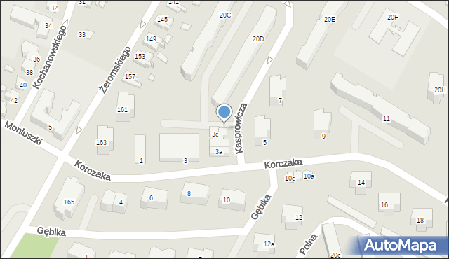 Kwidzyn, Korczaka Janusza, 3d, mapa Kwidzyn