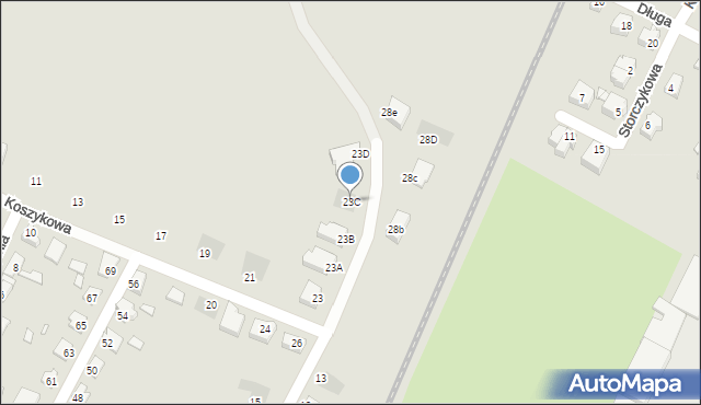 Kwidzyn, Koszykowa, 23C, mapa Kwidzyn