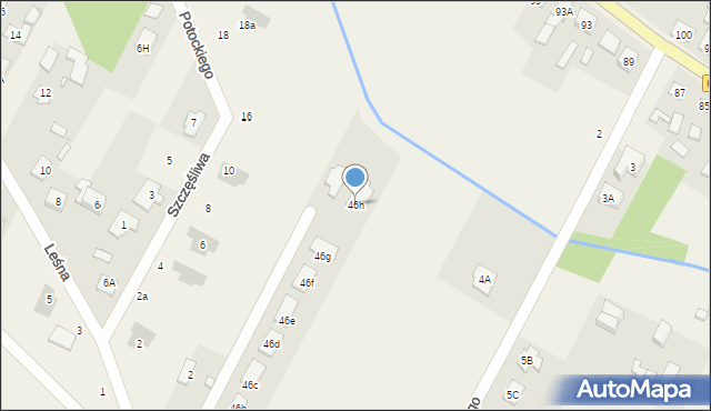 Łajski, Kolejowa, 46h, mapa Łajski