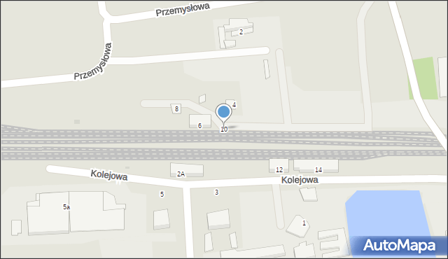 Łańcut, Kolejowa, 10, mapa Łańcut