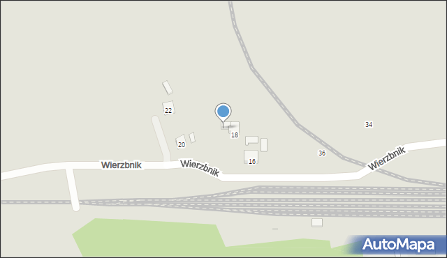 Łańcut, Kolejowa, 18a, mapa Łańcut