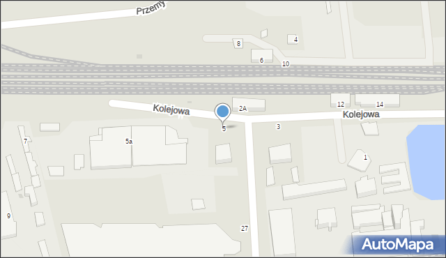 Łańcut, Kolejowa, 5, mapa Łańcut