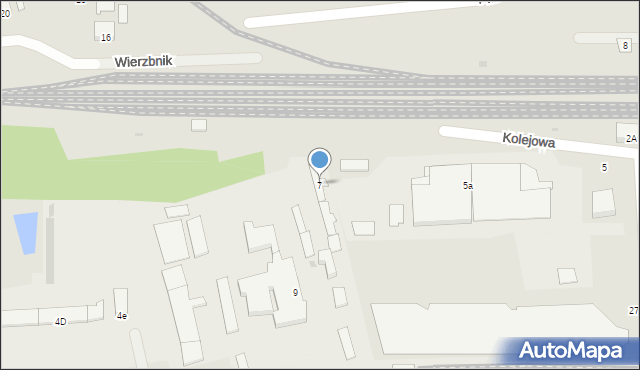 Łańcut, Kolejowa, 7, mapa Łańcut