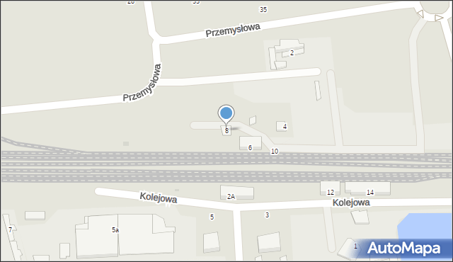 Łańcut, Kolejowa, 8, mapa Łańcut