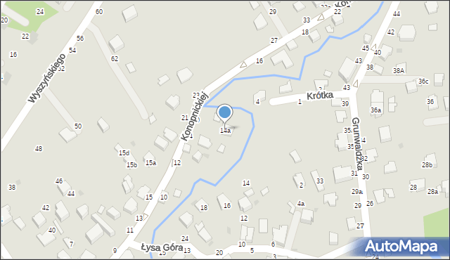 Łańcut, Konopnickiej Marii, 14a, mapa Łańcut