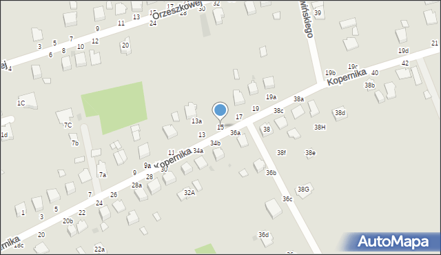 Łańcut, Kopernika Mikołaja, 15, mapa Łańcut