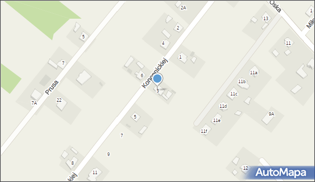 Laskowice, Konopnickiej Marii, 3, mapa Laskowice