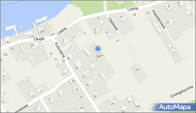 Laskowiec, Kościelna, 34a, mapa Laskowiec