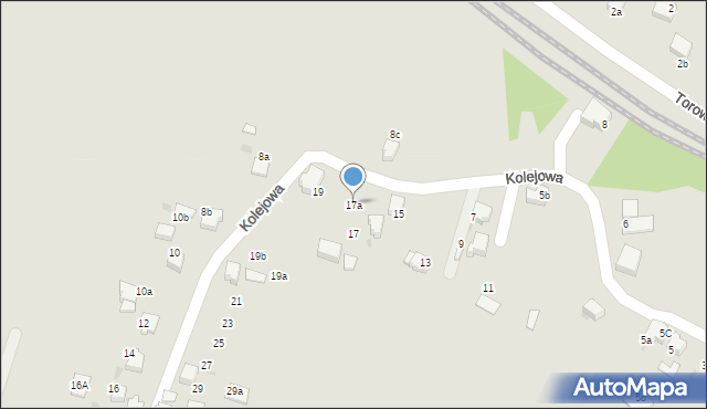 Łaziska Górne, Kolejowa, 17a, mapa Łaziska Górne
