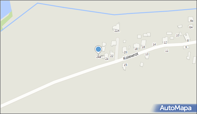 Łazy, Kolewrot, 24a, mapa Łazy