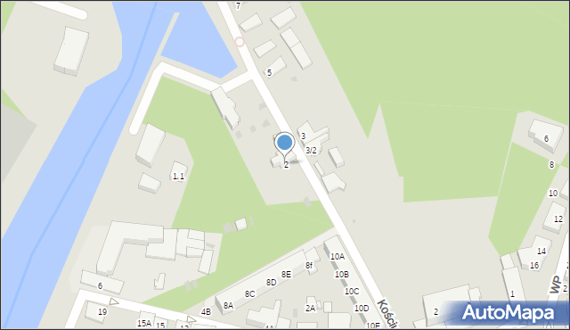 Łeba, Kościuszki Tadeusza, gen., 2, mapa Łeba