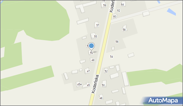 Lebiedziew, Kodeńska, 51, mapa Lebiedziew