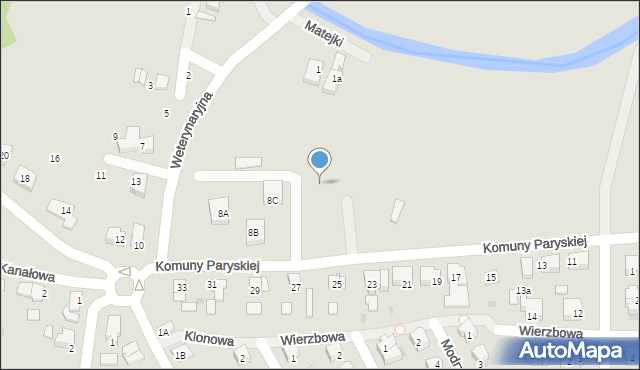 Lębork, Komuny Paryskiej, 8e, mapa Lębork