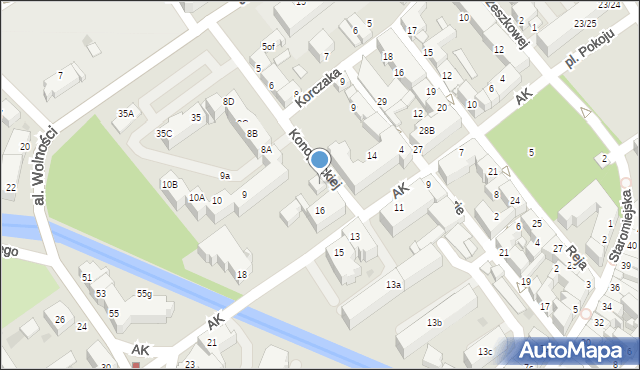 Lębork, Konopnickiej Marii, 11, mapa Lębork