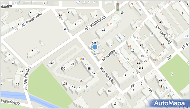 Lębork, Konopnickiej Marii, 6, mapa Lębork