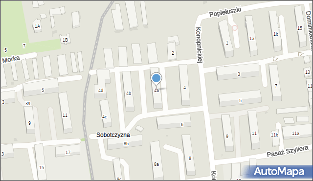 Łęczyca, Konopnickiej Marii, 4a, mapa Łęczyca