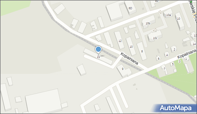 Łęczyca, Kopalniana, 11, mapa Łęczyca