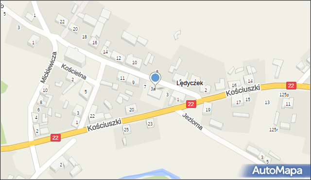 Lędyczek, Kopernika Mikołaja, 5, mapa Lędyczek