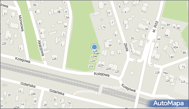 Legionowo, Kolejowa, 124f, mapa Legionowo