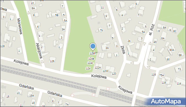 Legionowo, Kolejowa, 124h, mapa Legionowo