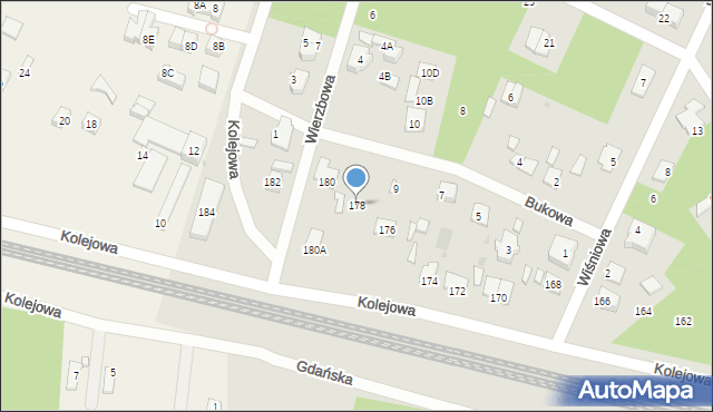 Legionowo, Kolejowa, 178, mapa Legionowo