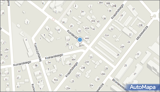 Legionowo, Konarskiego Stanisława, 2A, mapa Legionowo