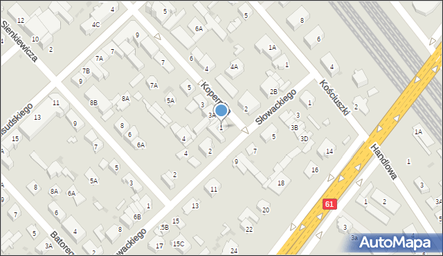 Legionowo, Kopernika Mikołaja, 1, mapa Legionowo