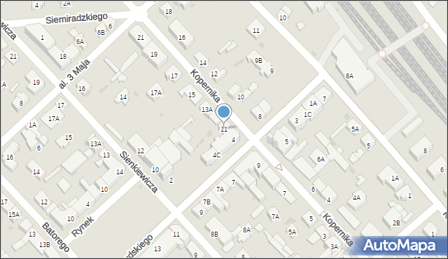 Legionowo, Kopernika Mikołaja, 11, mapa Legionowo