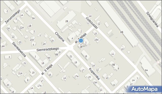 Legionowo, Kopernika Mikołaja, 18, mapa Legionowo