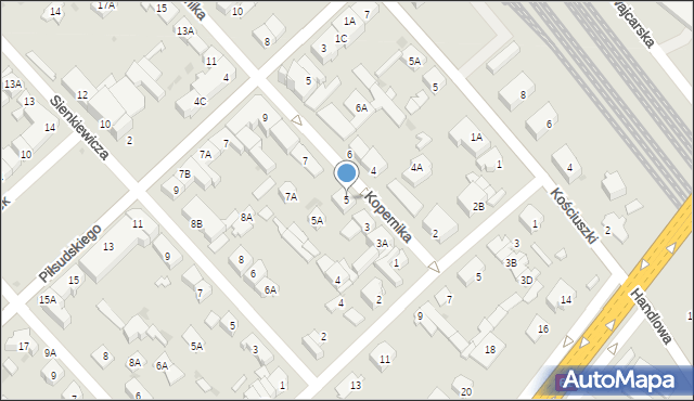 Legionowo, Kopernika Mikołaja, 5, mapa Legionowo