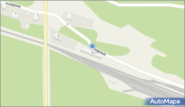 Leszno Górne, Kolejowa, 1, mapa Leszno Górne