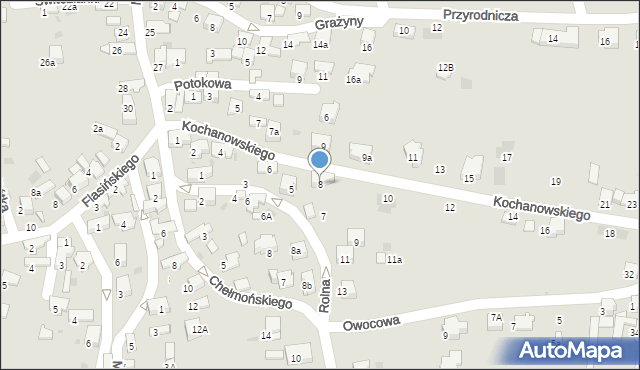 Libiąż, Kochanowskiego Jana, 8, mapa Libiąż