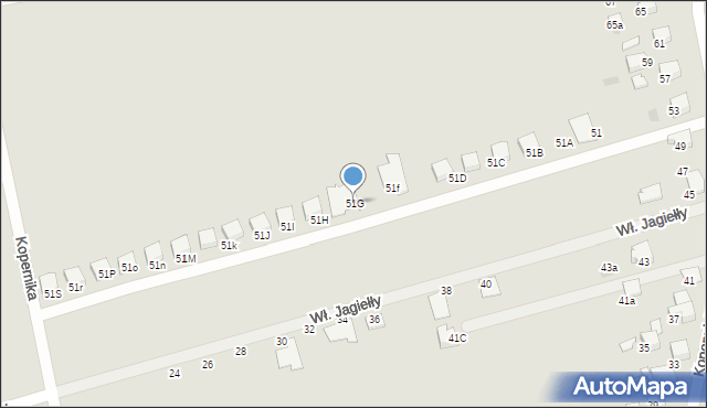 Libiąż, Konopnickiej Marii, 51G, mapa Libiąż